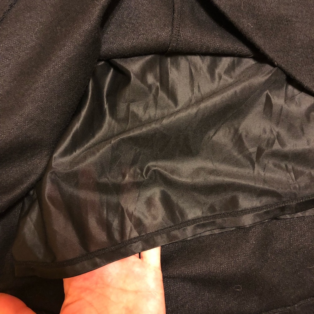 UNIQLO Black High Waist Polyester Skirt Small - Picture 5 of 6